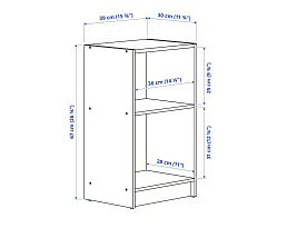 Изображение товара Стеллаж Гурскен GURSKEN 113 beige ИКЕА (IKEA) на сайте adeta.ru