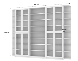 Изображение товара Книжный шкаф Билли 425 white ИКЕА (IKEA) на сайте adeta.ru