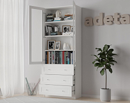 Изображение товара Книжный шкаф Билли 355 white ИКЕА (IKEA) на сайте adeta.ru